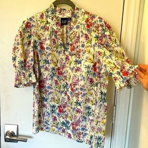 Gap Cotton Floral Blouse